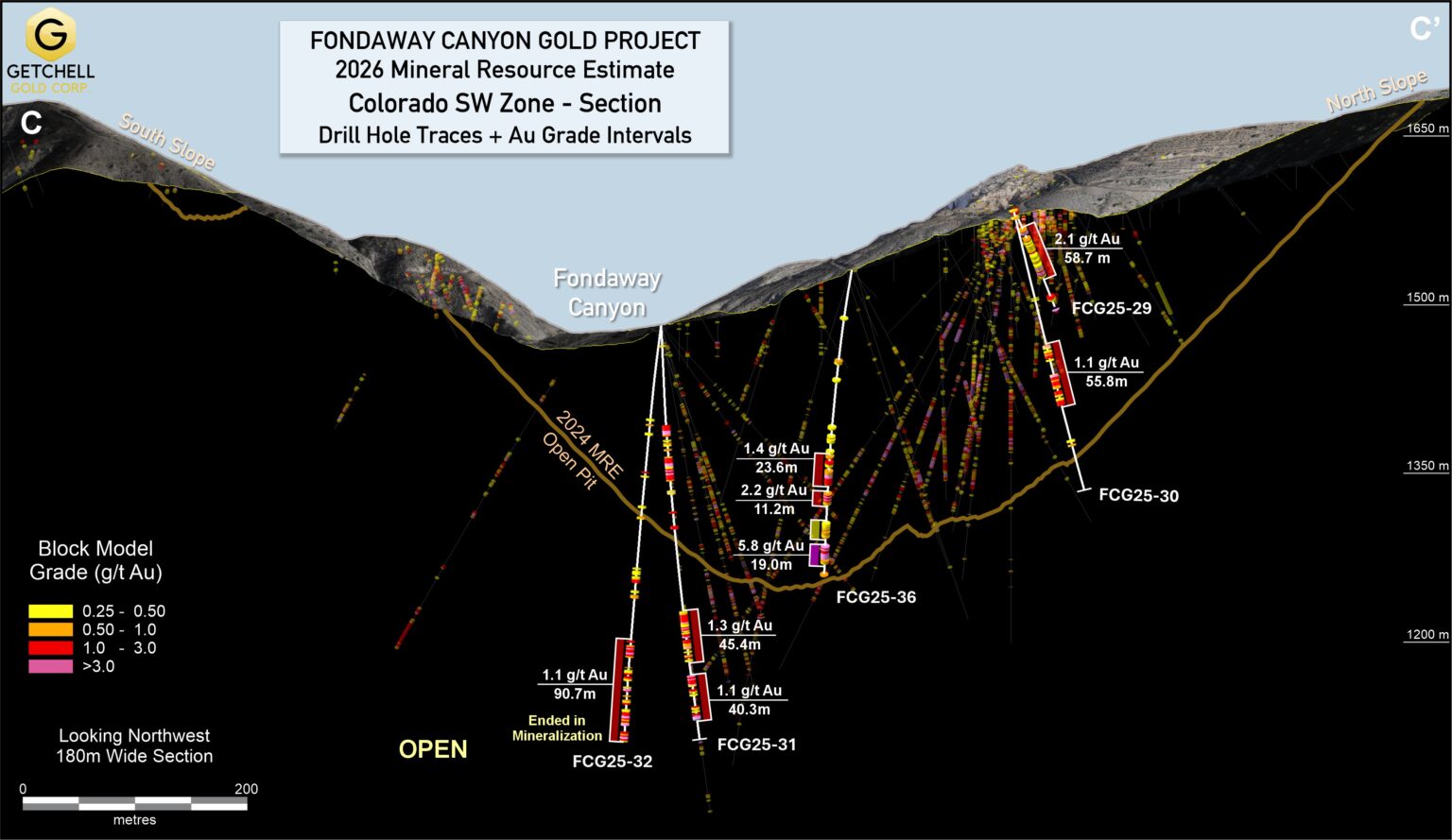 Fondaway Canyon - Getchell Gold Corp.